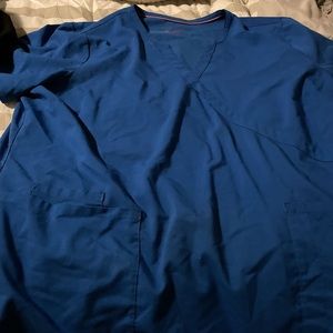 Healing hands purple label scrub top